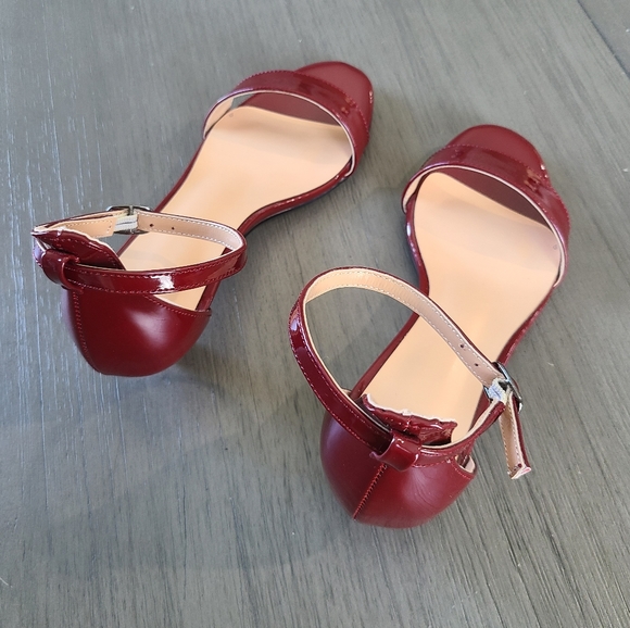 NWT - Red Wine Sandals - kitten heels ๐ - Picture 6 of 14